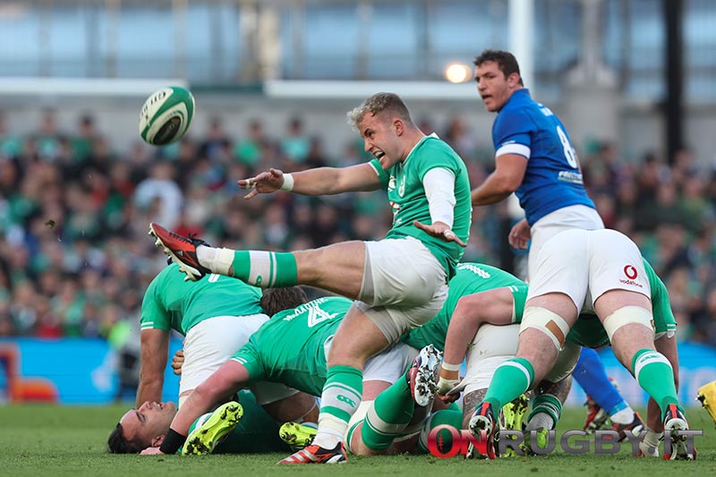 Autumn Nations Series: due esordienti formazione dell'Irlanda che sfida le Fiji (ph. Sebastiano Pessina)