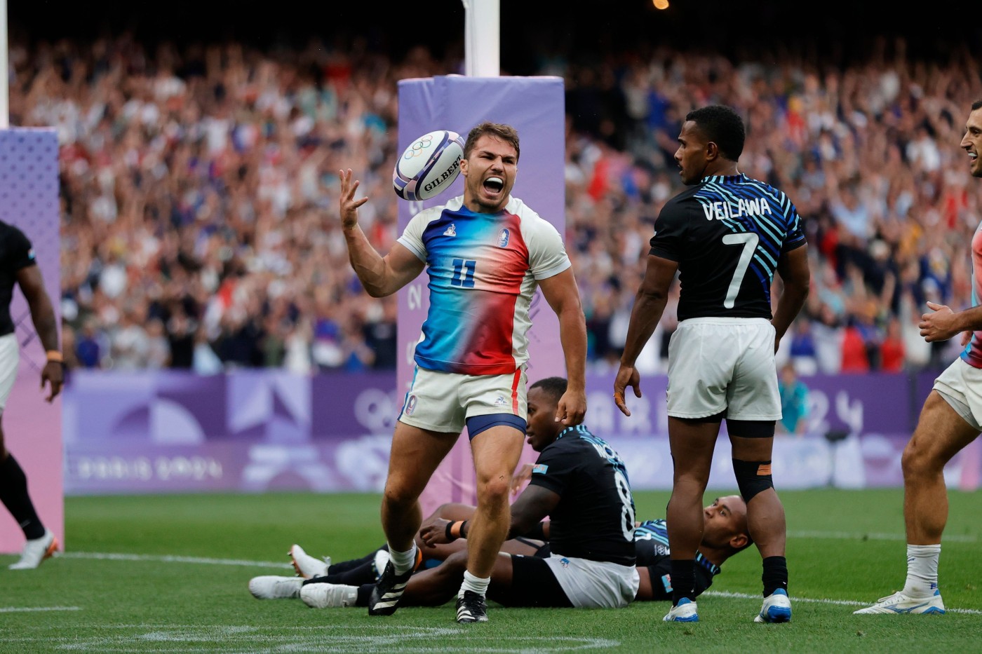 Antoine Dupont sarà portabandiera della Francia nella cerimonia di chiusura delle Olimpiadi (ph. World Rugby)