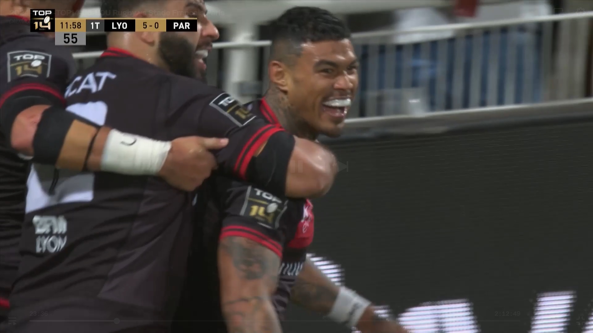 Video: rivedi la meta di Monty Ioane in Lione-Stade Francais