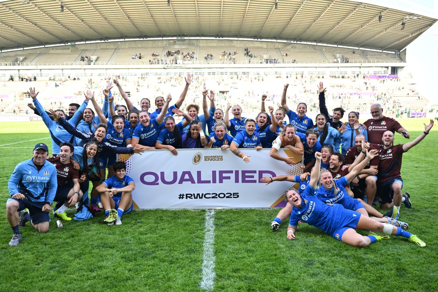 Italia qualificata Mondiale femminile 2025 (ph. Federugby)