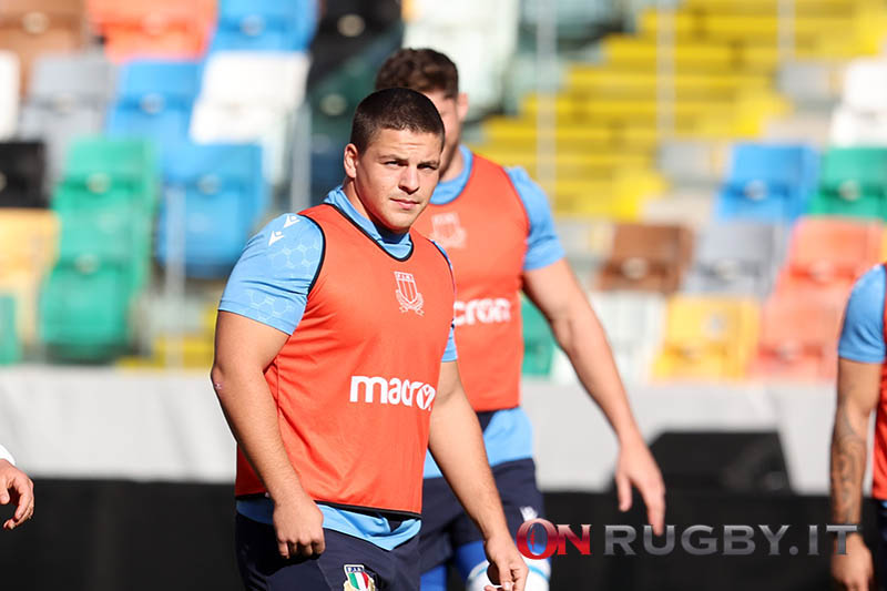 Tommaso Di Bartolomeo: "Mi ispiro a Ghiraldini e 'rubo' con gli occhi a Lucchesi e Nicotera. Bello essere in azzurro" (ph. Sebastiano Pessina)