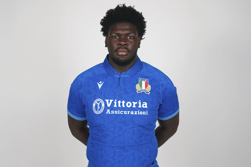 Enoch Opoku – rugby – Nazionale Under 20 – Italia